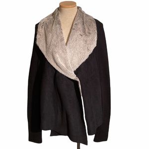 BNCI by Blanc Noir Faux Fur Jacket Size L